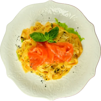 Fettuccine Gravlax — с лососем